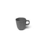 image of Ariane Porcelain AERARN510044009 Earth Expresso Cup, 3 Oz, Charcoal Gray Dotts, Porcelain - 12/Case