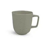image of Ariane Porcelain AERARN511054035 China Mug, 11 5/6 Oz, Mist Green Dots, Non-Stackable - 6/Case