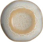 image of Ariane Porcelain AERARNC98011016 China Plate, 6 2/7" Mohenjodaro Inside Sage Outside - 12/Case