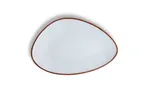 image of Ariane Porcelain AISARN205011029 Triangle Plate, 11 3/7" (29 Cm), Terra Arena, Porcelain - 6/Case