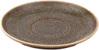 image of Ariane Porcelain AJLARNC97014001 6" Tea Saucer, Inside Freckles, Outside Brown, Porcelain 12/Case