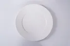 image of Ariane Porcelain ALGARN000011022 Legacy Plate, 8 2/3" Flat, Warm White, Porcelain - 12/Case