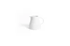 image of Ariane Porcelain ALGARN000064015 Creamer Pitcher, 5 Oz, Warm White Porcelain, Handle, 6/Case