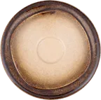 image of Ariane Porcelain ALPARND63014013 China Saucer – 5 1/8" Splash Edge Sahara Porcelain, 12/Case