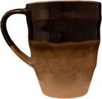 image of Ariane Porcelain ALPARND63054030 Mug, 10 1/7 Oz, Non-Stackable, Sahara Splash Edge - 6/Case