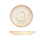 image of Ariane Porcelain AMKARN034014016 China Saucer, 6 2/7" (16 Cm), Coast Color, Porcelain - 12/Case