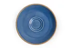 image of Ariane Porcelain AMKARN043014013 Ocean Color 5 1/8" Round Porcelain Saucer Set - 12/Case