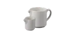 image of Ariane Porcelain APRARN000064015 Creamer Pitcher, 5 Oz (15 Cl) Ivory Porcelain, Handle, 12/Case