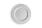 image of Ariane Porcelain APRARN121011029 - 11 3/7" Ivory Orba Flat Plate, 29 cm, Porcelain, 6/Case