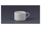 image of Ariane Porcelain APRARN121043023 Stackable Tea Cup 7.7oz Ivory Porcelain - 12/Case