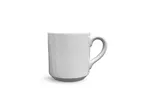 image of Ariane Porcelain APRARN121053030 China Mug, 10 1/7 Oz, Ivory Orba-Porcelain, Stackable - 6/Case