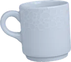 image of Ariane Porcelain APRARN13B043009 Stackable Espresso Cup, 3 Oz, Glacier Porcelain - 12/Case