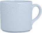 image of Ariane Porcelain APRARN13B053030 China Mug, 10 1/7 Oz, Glacier Mineral, Stackable, Porcelain - 6/Case