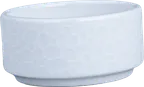 image of Ariane Porcelain APRARN13B075002 Ramekin / Sauce Cup, 3 1/2" (9 Cm), Glacier Porcelain - 12/Case