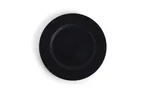 image of Ariane Porcelain APRARN259011021 China Plate, 8.25" Flat, Black Dazzle, Porcelain - 12/Case