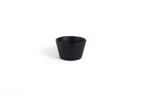 image of Ariane Porcelain APRARN259022010 Conical Stackable China Bowl, 4" Black Dazzle Porcelain, 12/Case