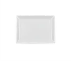 image of Ariane Porcelain ARRARN000011019 Rectangle Plate, 7 1/2" x 6 1/9", Ivory, Porcelain - 12/Case