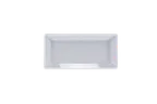 image of Ariane Porcelain ARRARN000011034 Rectangle Ivory Porcelain Plate 13-3/16" x 6-1/2", 6/Case