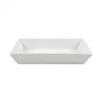 image of Ariane Porcelain ARRARN000022013 Rectangle Bowl, 5 1/8" x 2 5/9", Ivory Porcelain - 12/Case