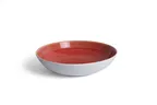 image of Ariane Porcelain AVCARN204012001 Twister Red 8.25" Round Coupe Rim Porcelain Plate - 6/Case