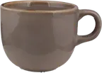 image of Ariane Porcelain AVCARN257044023 Vital Coupe Tea Cup, 7 7/9 Oz, Splash Beige, Porcelain - 12/Case