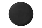 image of Ariane Porcelain AVCARN259011018 Round Rimless 7" Black Dazzle Porcelain China Plate – 12/Case
