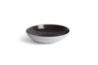 image of Ariane Porcelain AVCARN263012001 China Plate, 8.25" Deep Coupe Rim, Twister Mokka Porcelain - 6/Case