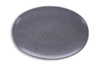 image of Ariane Porcelain AVCARNA68015026 China Plate, 10.25" Oval Coupe, Oxide Fly Ash, Porcelain - 12/Case