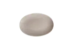 image of Ariane Porcelain AVCARNC65015026 Coupe Oval Plate, 10-1/4" Milky White Porcelain, Round Rim – 12/Case