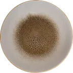 image of Ariane Porcelain AVCARND52012001 Round Deep Plate, 8-1/4" Inside Jaguar, Porcelain, 6/Case
