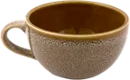 image of Ariane Porcelain AVCARND55044028 Tea Cup, 9.5 Oz, Light Brown, Freckled Outside, Porcelain, 6/Case