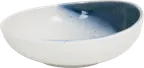 image of Ariane Porcelain AVCARND65022016 Vital Coupe 6 2/7" Bowl, Reactive Lir, White Matt – 8/Case