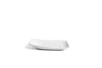 image of Ariane Porcelain AVRARN000014015 Ivory Rectangular China Saucer 6" x 3 1/7" - Porcelain - 12/Case