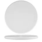 image of Ariane Porcelain DDEARN11Q011016 Slide Plate - 6.3" Round Crackle Porcelain China Plate, 6/Case