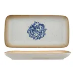 image of Ariane Porcelain DGNARN11K011028 – 6/Case Amalfi Rectangular China Plate 11" x 5 1/2", Porcelain
