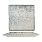 image of Ariane Porcelain DJSARN05M011005 Square China Platter With Foot, 10 5/8" x 10 5/8" (27x27 cm), 6/Case
