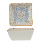 image of Ariane Porcelain DMNARN05Z101002 Miniature Squire Plate 2 3/4" x 2 3/4" Porcelain Tangier - 18/Case