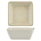 image of Ariane Porcelain DMNARN09S101002 Miniature Squire Plate, 2 3/4" Round, Paros Sand Porcelain, 18/Case