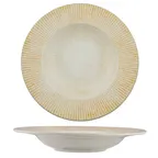 image of Ariane Porcelain DPRARN09S012026 Deep Plate, 10.25" (26 Cm), Paros Sand, Porcelain - 6/Case