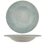 image of Ariane Porcelain DPRARN09T012026 Deep Rim China Plate, 10-1/4" Round, Paros Aqua Porcelain – 6/Case