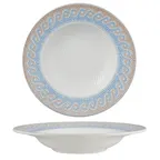 image of Ariane Porcelain DPRARN11L012026 Deep Rim China Plate, 10-1/4" Round, Porcelain - 6/Case