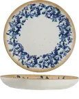 image of Ariane Porcelain DTIARN11K011002 9" (23 cm) Round Flat Edge China Plate, 6/Case
