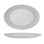 image of Ariane Porcelain DTIARN11L015002 Oval China Plate, 11" (28 Cm), Porcelain, Athena - 12/Case