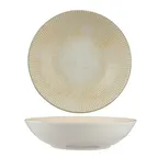 image of Ariane Porcelain DVCARN09S012002 Vital Coupe Round Cous Cous Deep Plate, 10 1/4" Paros Sand - 6/Case