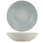 image of Ariane Porcelain DVCARN09T012018 Vital Coupe Round 7" Deep Plate, Paros Aqua, Porcelain – 6/Case