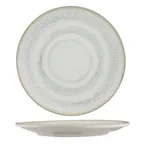 image of Ariane Porcelain DVCARN09V011024 Vital Coupe Round Rimless Plate 9 4/9" Aqua Porcelain - 6/Case