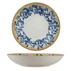 image of Ariane Porcelain DVCARN11K012003 - 11" Round Coupe Wok Deep Plate, Porcelain, Amalfi, 6/Case