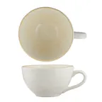 image of Ariane Porcelain DXRARN09S044016 Non-Stackable China Cup, 5.5 oz, Paros Sand, Porcelain - 12/Case