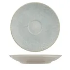 image of Ariane Porcelain DXRARN09T014001 Paros Aqua Square Saucer 6" (15 cm) Porcelain – 12/Case