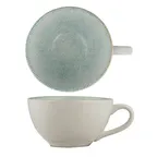 image of Ariane Porcelain DXRARN09T044016 Luxury China Cup, 5 2/5 Oz, Paros Aqua Porcelain – 12/Case